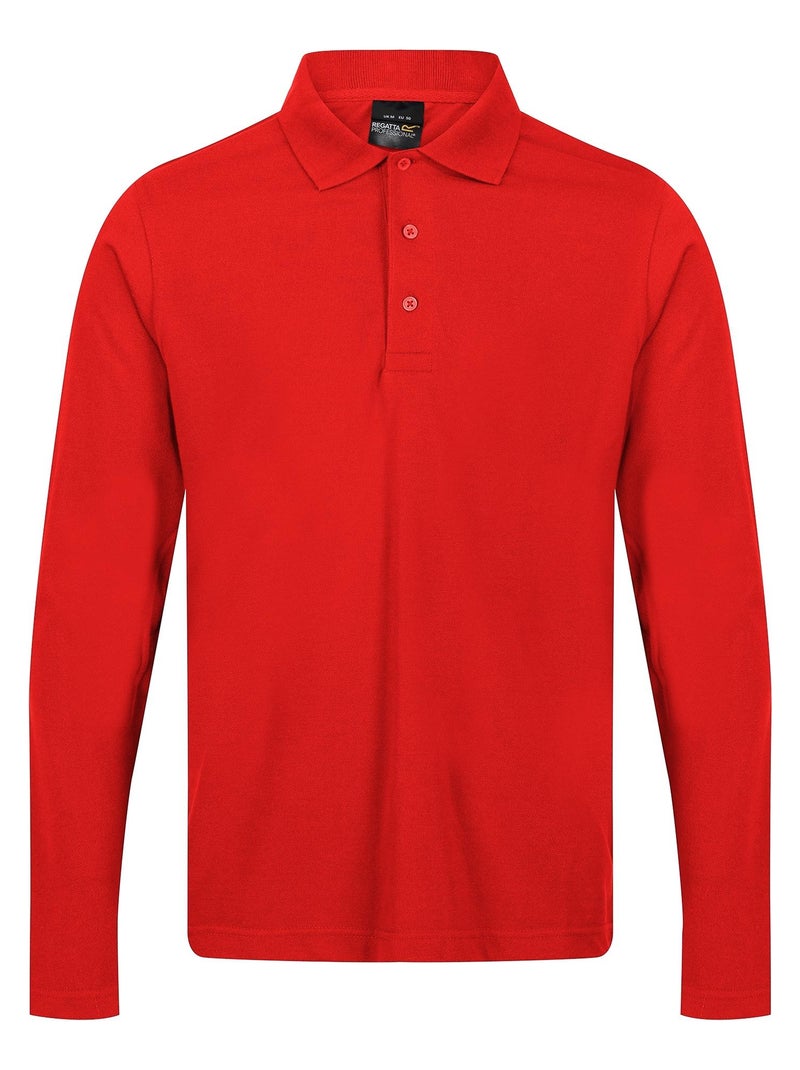 Regatta Professional - Polo Manches longues Rouge tomate - Kiabi