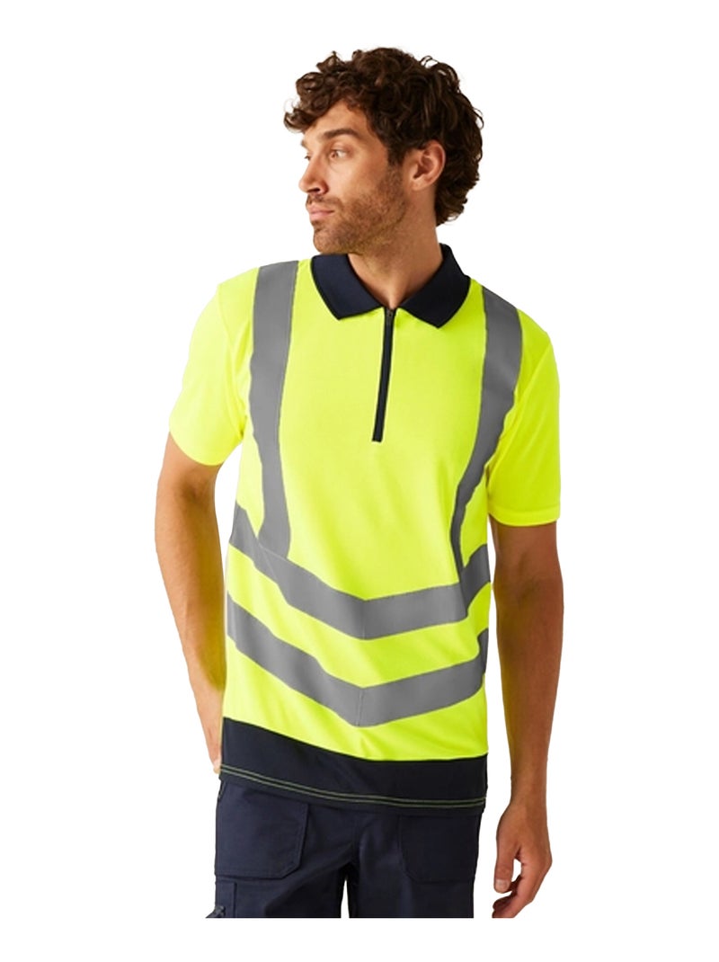 Regatta Professional - Polo motif/style Haute visibilité Jaune - Kiabi