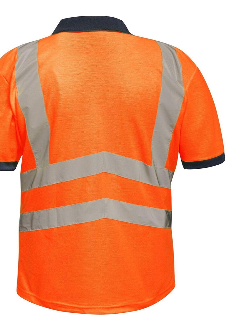Regatta Professional - Polo motif/style Haute visibilité Orange - Kiabi