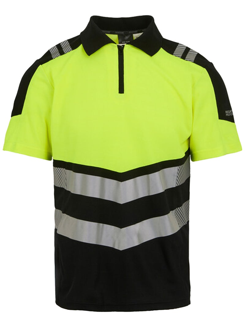Regatta Professional - Polo Noir Jaune - Kiabi