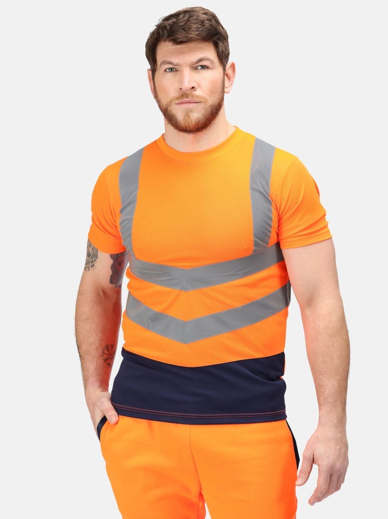 Regatta Professional - T-shirt Manches courtes Orange - Kiabi