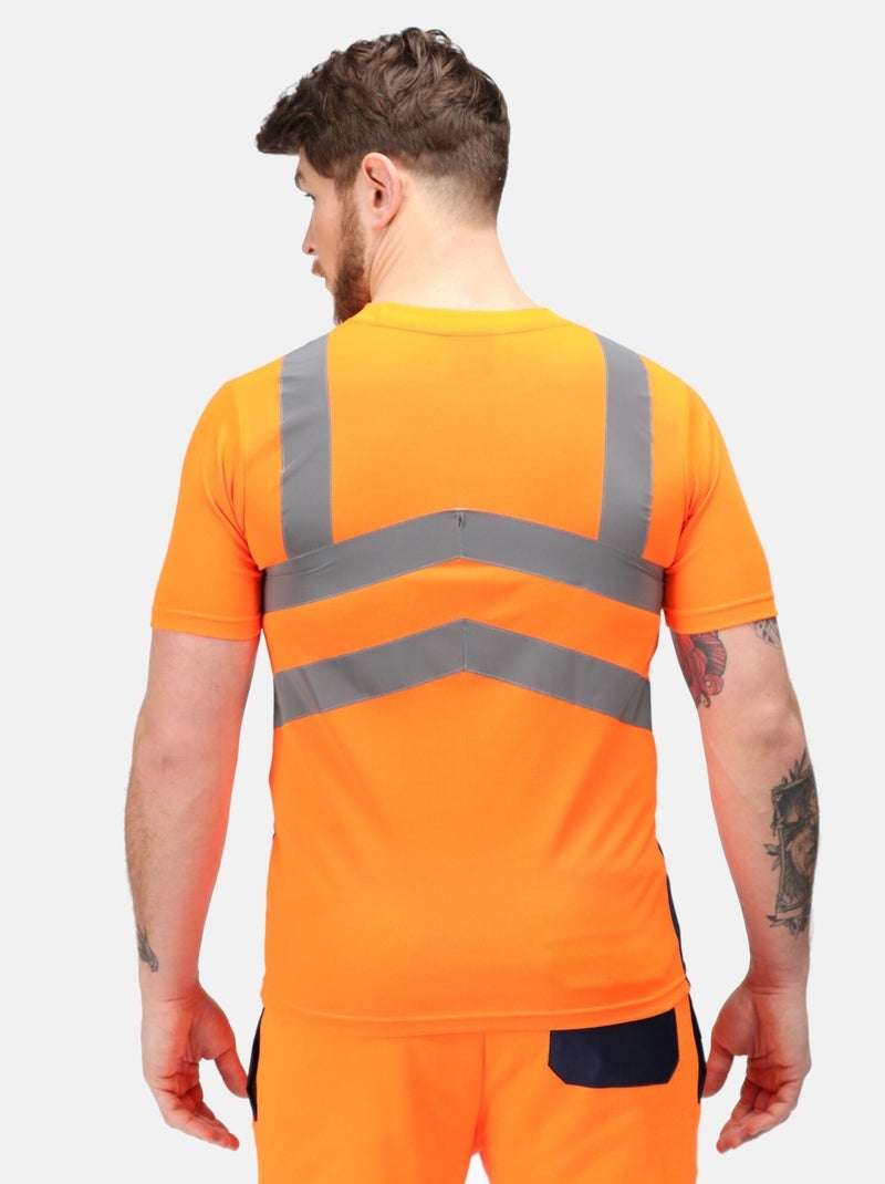 Regatta Professional - T-shirt Manches courtes Orange - Kiabi