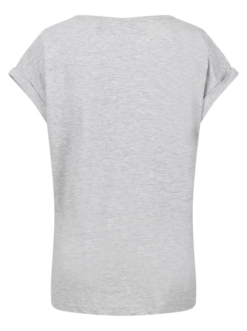 Regatta T-Shirt Femmes/Dames Roselynn Wild Flowers Gris moyen - Kiabi