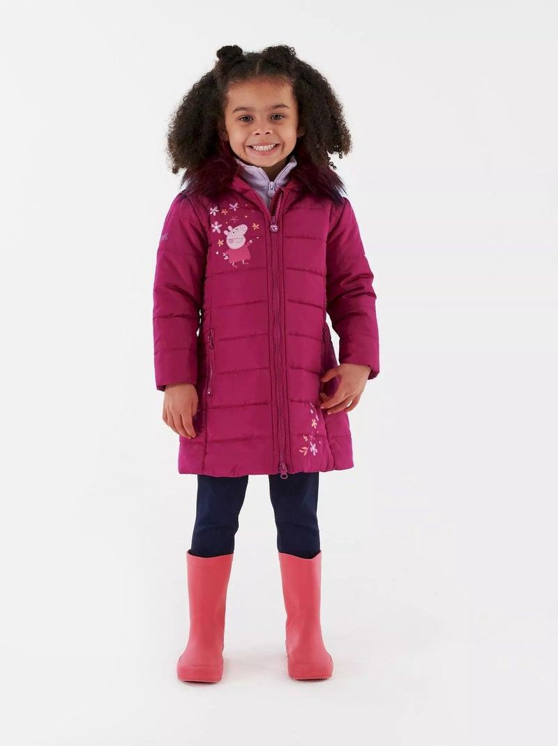 Regatta Veste matelassée Peppa Pig pour filles Rose foncé - Kiabi