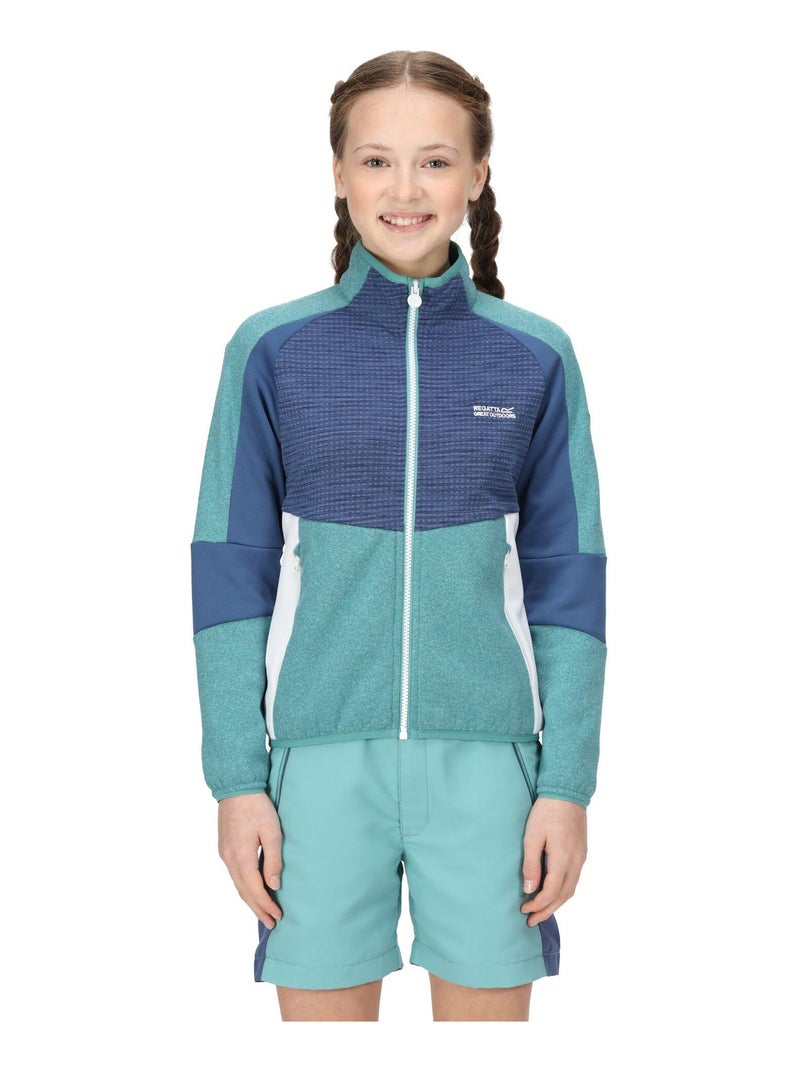 Regatta Veste polaire zippée pour enfants Oberon VII Marl Bleu Bleu - Kiabi