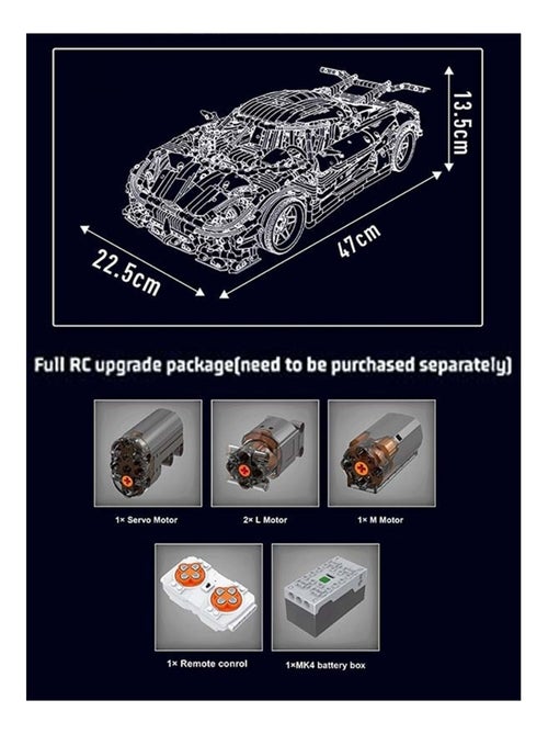 Regera Hypercar Keonigesgg télécommandé - Kiabi