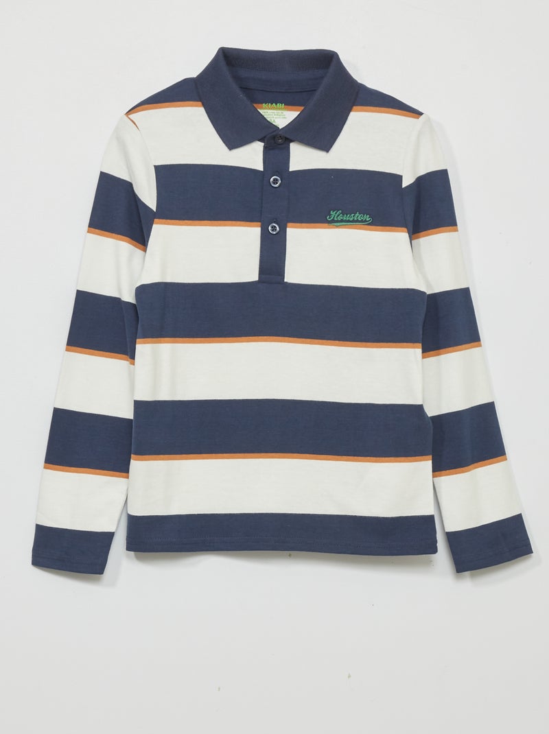 Regular fit / coupe droite Blanc/marine - Kiabi