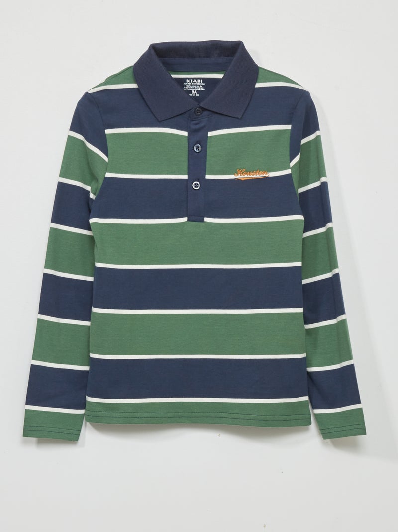 Regular fit / coupe droite Vert/marine - Kiabi