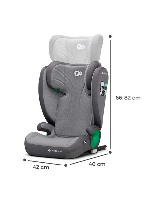 Rehausseur auto isofix groupe 2 3 avec siège profond réglable - Kiabi