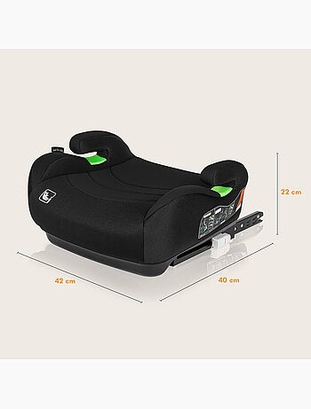 Réhausseur auto LIONELO Luuk Fix i-Size - ISOFIX - 125-150 cm - Groupe 3