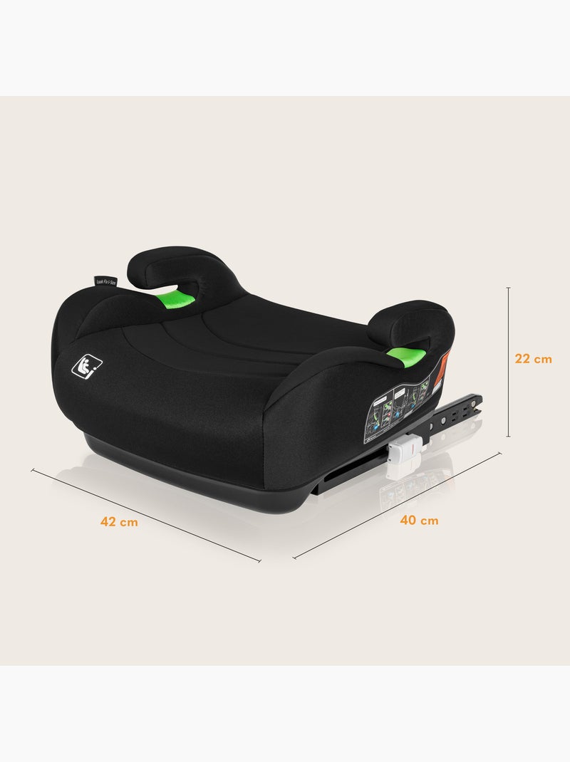 Réhausseur auto LIONELO Luuk Fix i-Size - ISOFIX - 125-150 cm - Groupe 3 Gris - Kiabi