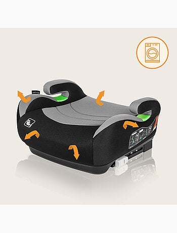 Réhausseur auto LIONELO Luuk Fix i-Size - ISOFIX - 125-150 cm - Groupe 3