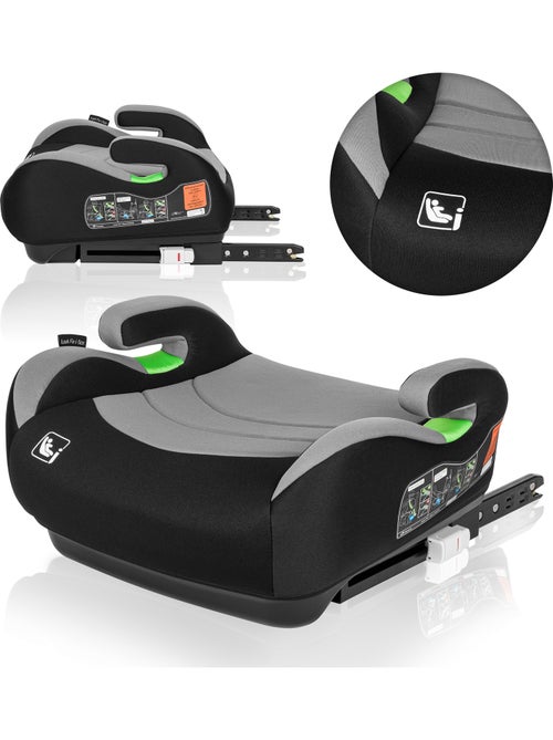 Réhausseur auto LIONELO Luuk Fix i-Size - ISOFIX - 125-150 cm - Groupe 3 - Kiabi Réhausseur auto LIONELO Luuk Fix i-Size - ISOFIX - 125-150 cm - Groupe 3 - Kiabi
