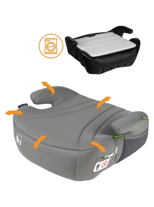 Rehausseur auto LIONELO Luuk i-Size - 125-150 cm - Groupe 3 (22-36 kg) - Léger - Kiabi Rehausseur auto LIONELO Luuk i-Size - 125-150 cm - Groupe 3 (22-36 kg) - Léger - Kiabi