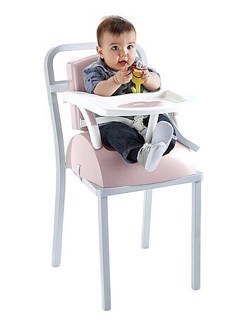 Rehausseur de chaise b?b? ?volutif 2 en 1