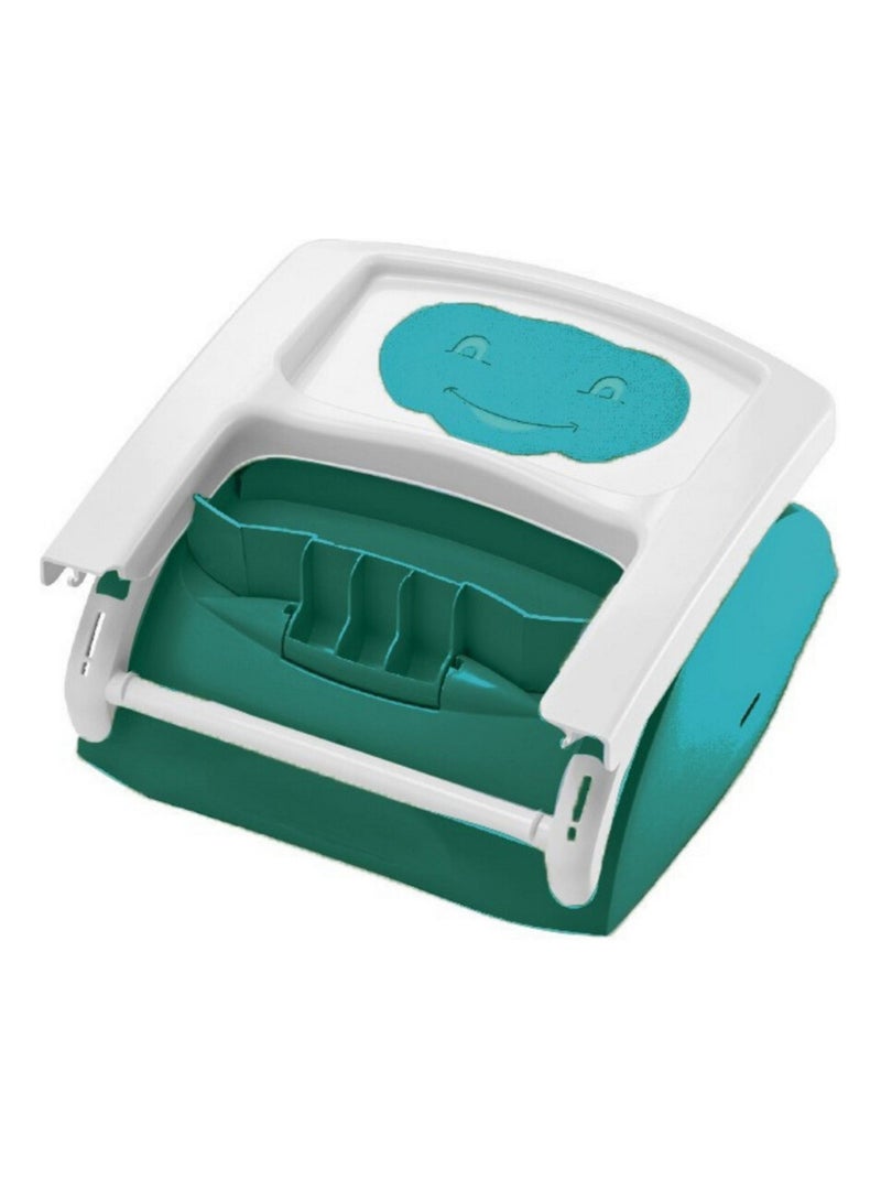 Rehausseur de chaise bébé évolutif 2 en 1 Bleu - Kiabi