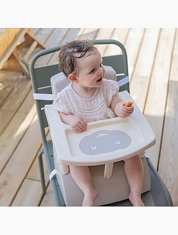 Rehausseur de chaise bébé évolutif 2 en 1