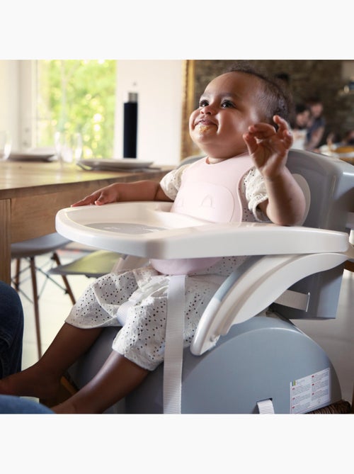 Rehausseur de chaise bébé évolutif 2 en 1 - Kiabi Rehausseur de chaise bébé évolutif 2 en 1 - Kiabi