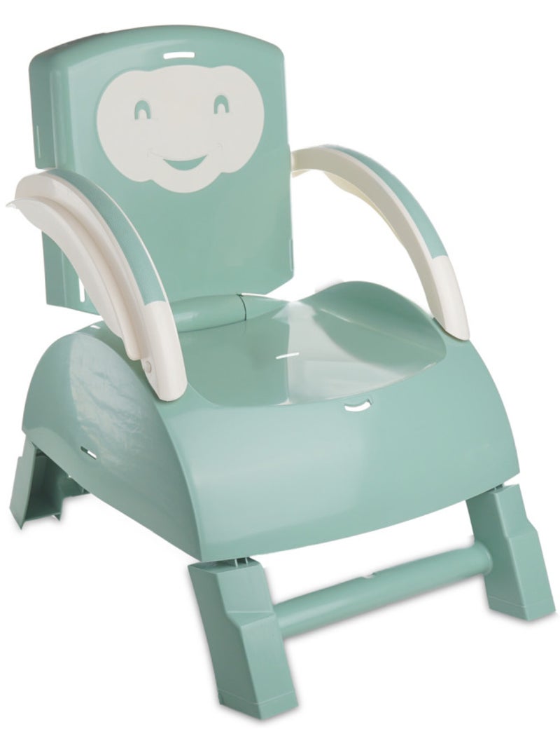 Rehausseur de chaise bébé évolutif 2 en 1 Vert - Kiabi