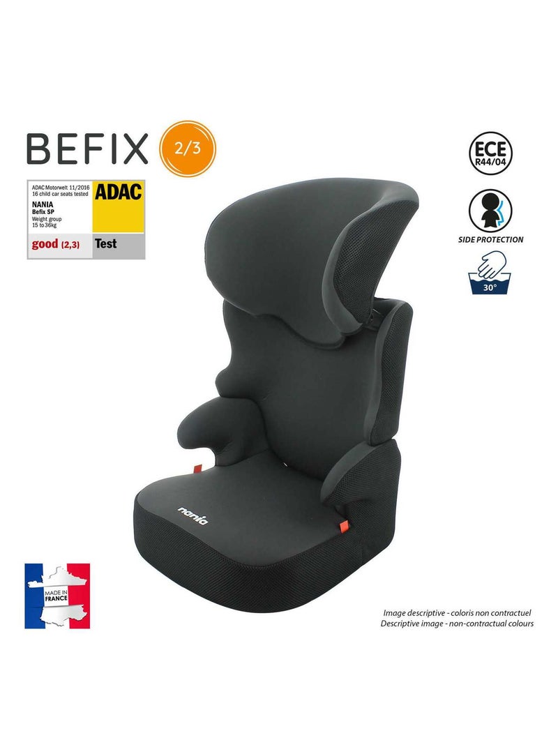 Rehausseur Enfant Befix Groupe 2/3 (15-36kg) - 4 Étoiles Adac - Access Bleu Bleu anthracite - Kiabi