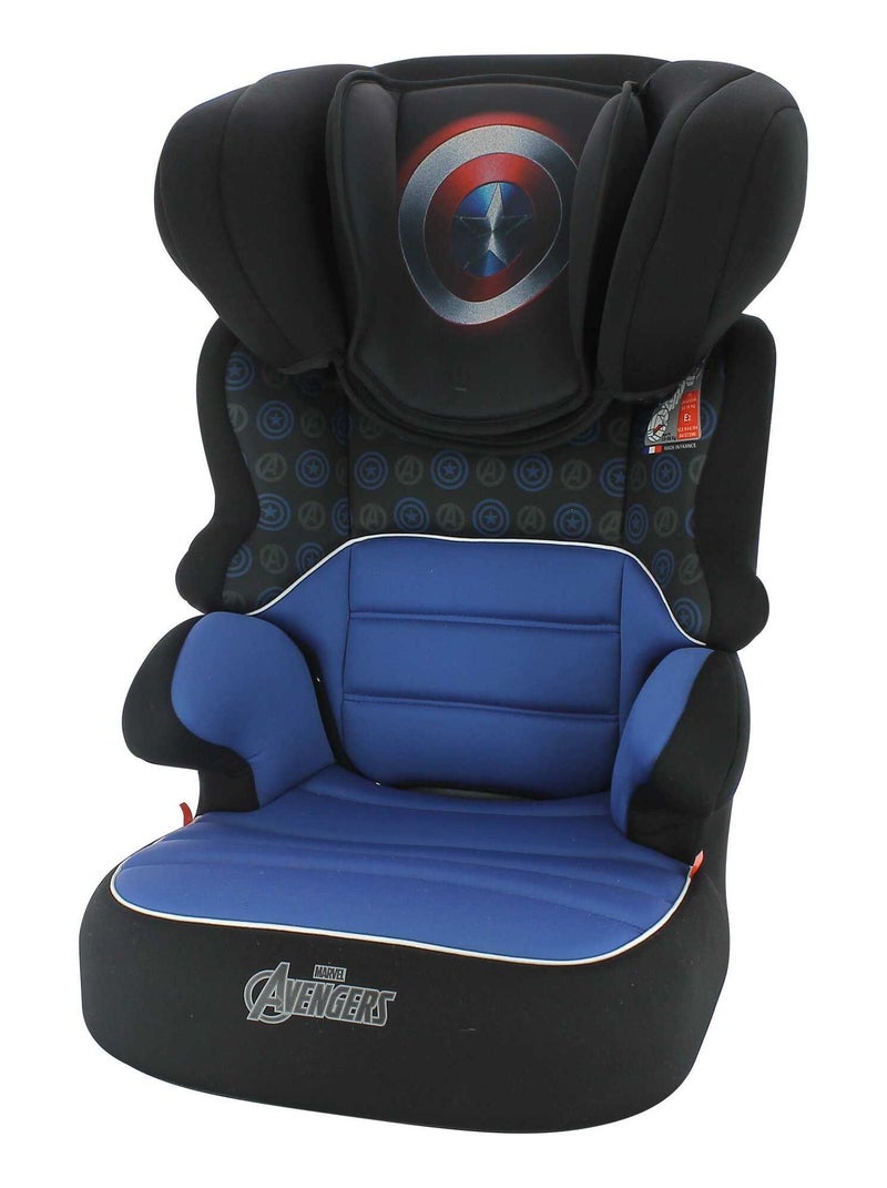 Rehausseur Enfant Befix Groupe 2/3 (15-36kg) - 4 Étoiles Adac - Captain America Marvel Bleu - Kiabi