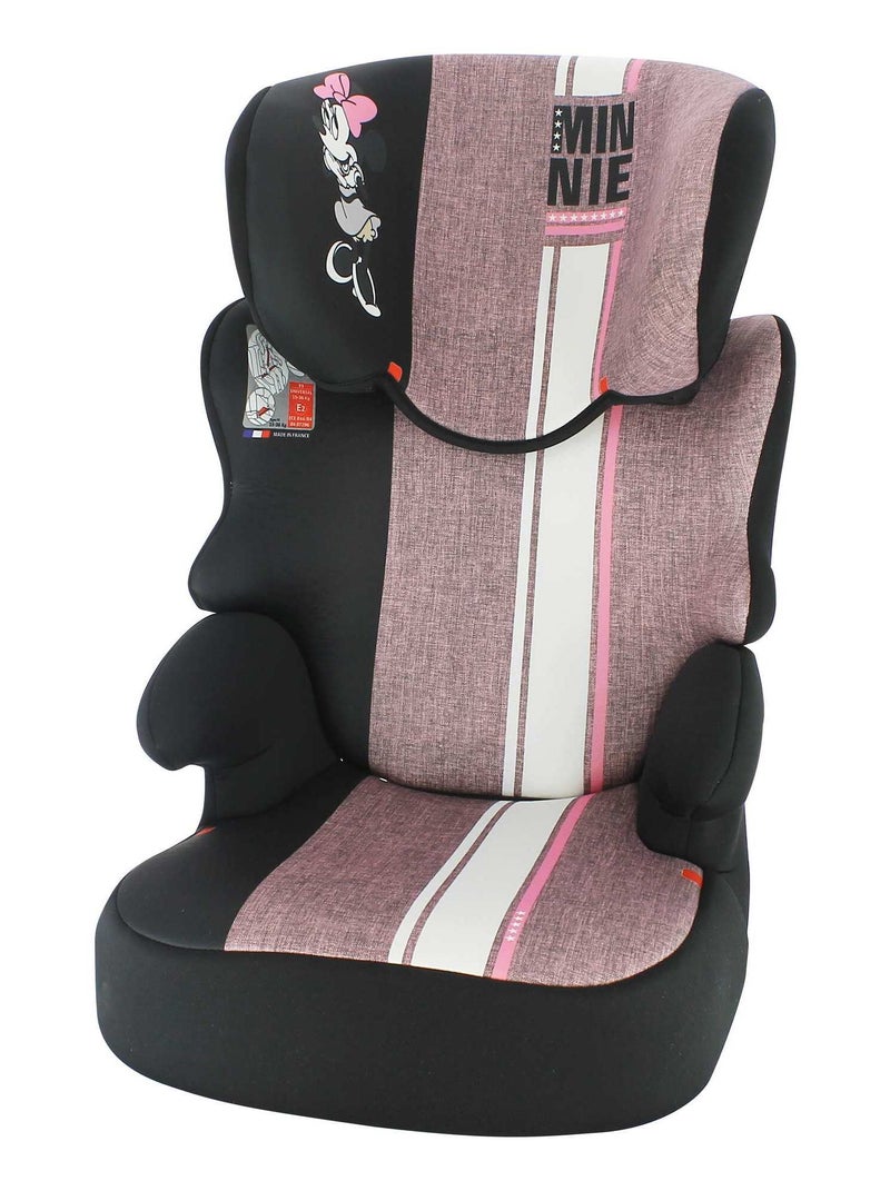 Rehausseur Enfant Befix Groupe 2/3 (15-36kg) - 4 Étoiles Adac - Minnie Disney First Noir Rose foncé Blanc - Kiabi