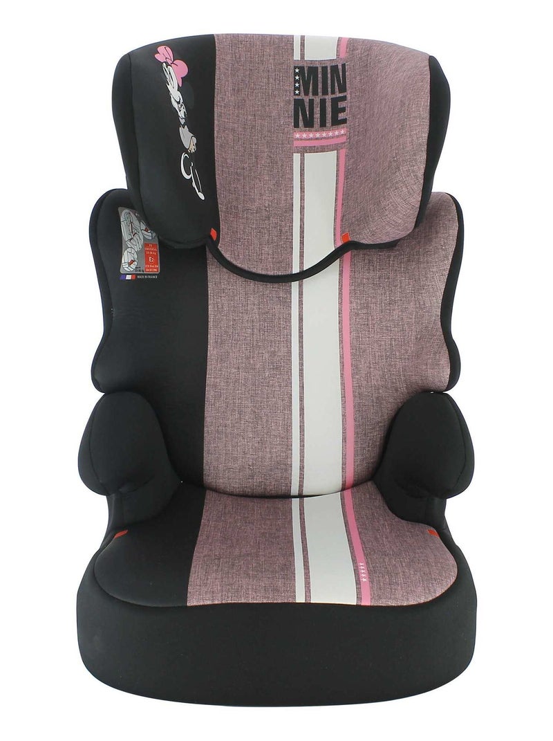 Rehausseur Enfant Befix Groupe 2/3 (15-36kg) - 4 Étoiles Adac - Minnie Disney First Noir Rose foncé Blanc - Kiabi