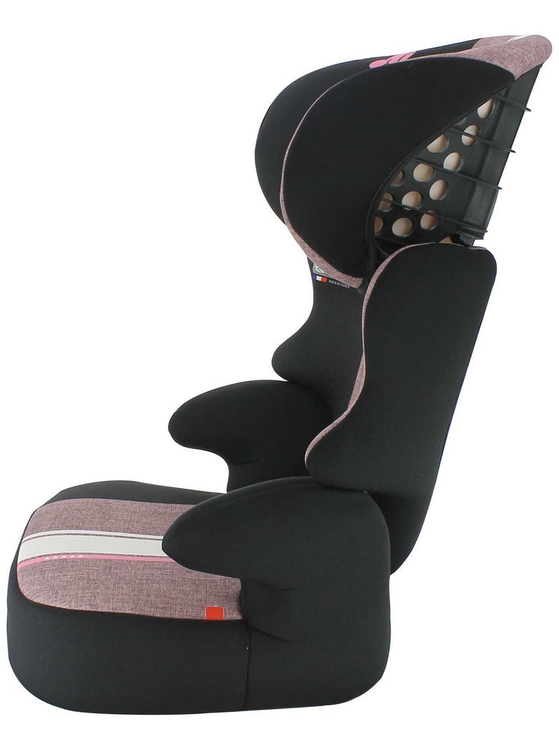 Rehausseur Enfant Befix Groupe 2/3 (15-36kg) - 4 Étoiles Adac - Minnie Disney First Noir Rose foncé Blanc - Kiabi