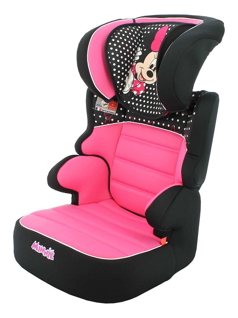 Rehausseur Enfant Befix Groupe 2/3 (15-36kg) - 4 Étoiles Adac - Minnie Disney Luxe Rose - Kiabi