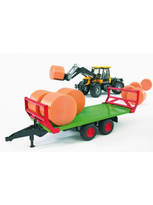 Remorque de transport de balles avec 8 balles rondes - Kiabi