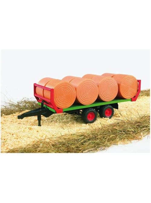Remorque de transport de balles avec 8 balles rondes - Kiabi