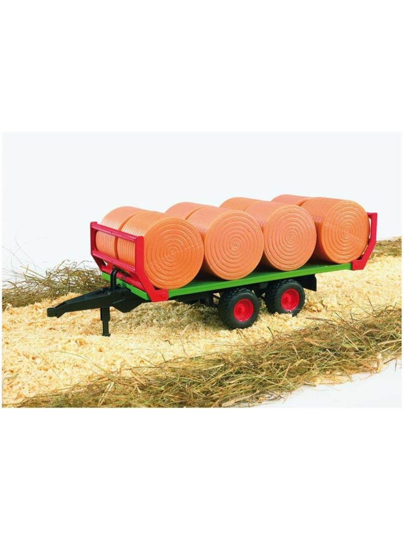Remorque de transport de balles avec 8 balles rondes Multicolore - Kiabi