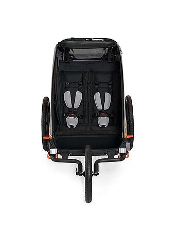 Remorque Vélo 3 en 1 Kinderkraft NAVA avec Poussette Jogging, Roues Gonflables et Suspension