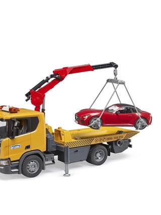 Remorqueuse Scania Super 560R avec module son et lumière et véhicule Roadster