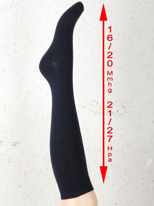 Repomen Chaussettes Compression moyenne Business et Voyage - Kiabi