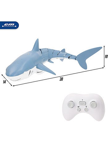 Requin jouet télécommandé 38 cm racing boat