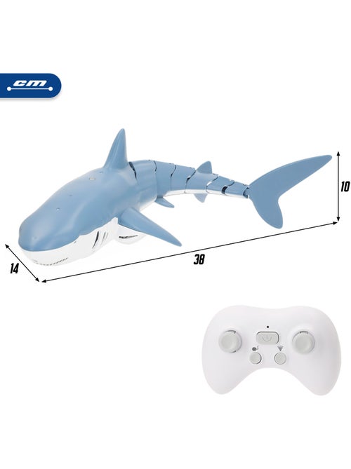 Requin jouet télécommandé 38 cm racing boat - Kiabi