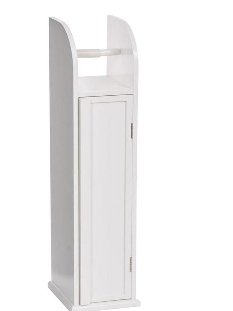 Réservoir et dérouleur de papier toilette blanc Blanc - Kiabi