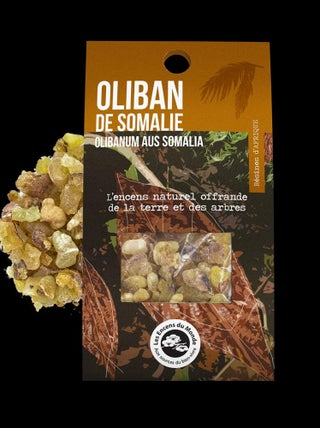 Résine d'Oliban de Somalie à brûler 350 g - Les Encens du Monde