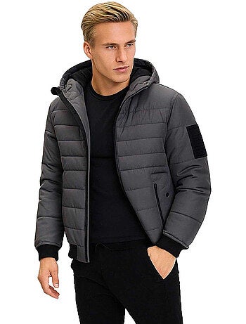 Respect - Veste matelassée motif/style À capuche