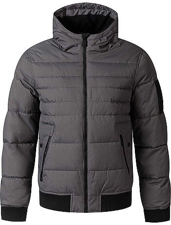 Respect - Veste matelassée motif/style À capuche