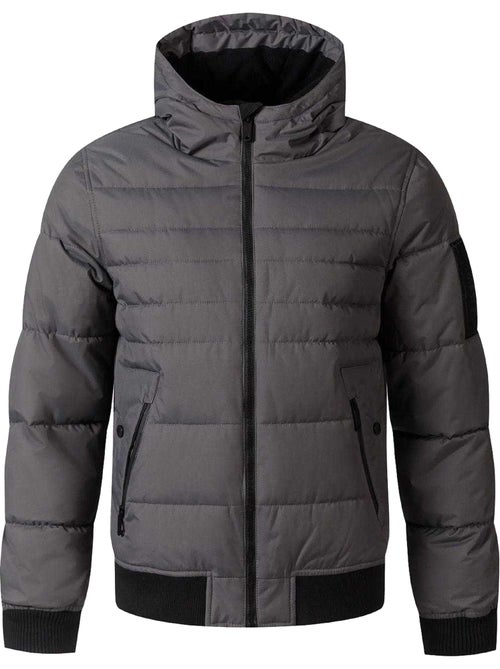 Respect - Veste matelassée motif/style À capuche - Kiabi Respect - Veste matelassée motif/style À capuche - Kiabi