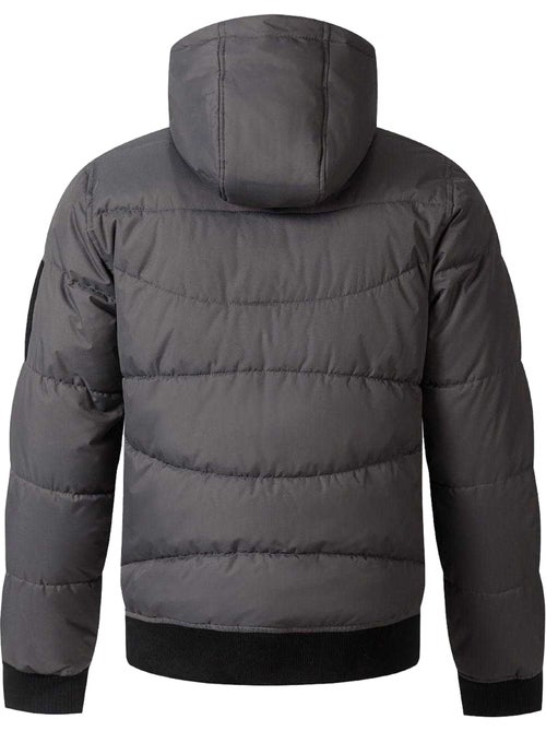 Respect - Veste matelassée motif/style À capuche - Kiabi Respect - Veste matelassée motif/style À capuche - Kiabi