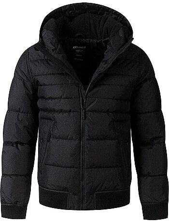 Respect - Veste matelassée motif/style À capuche
