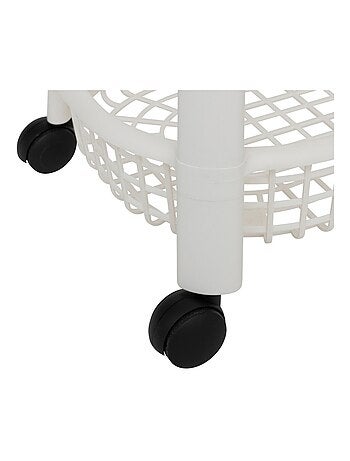 Resserre avec paniers 4 niveaux blanc