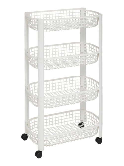 Resserre avec paniers 4 niveaux blanc - Kiabi