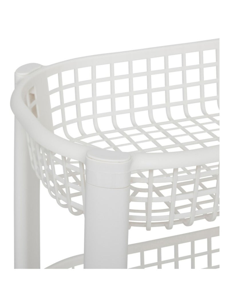 Resserre avec paniers 4 niveaux blanc Blanc - Kiabi