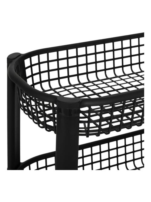 Resserre avec paniers 4 niveaux noir - Kiabi