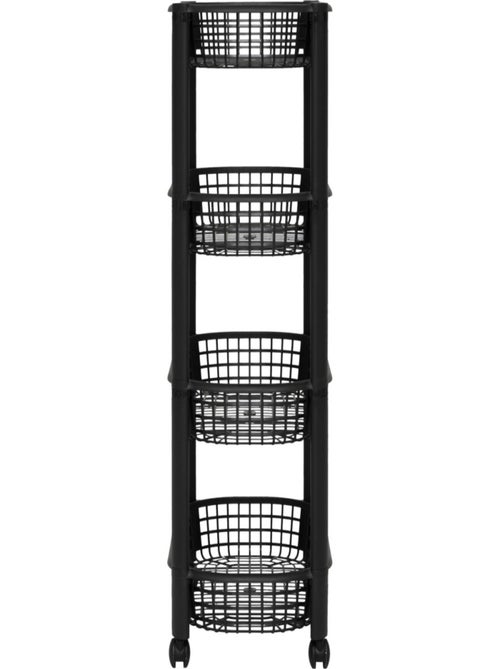 Resserre avec paniers 4 niveaux noir - Kiabi