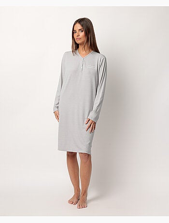 RESTEZ À LA MAISON Le sommeil des femmes est mon super pouvoir Chemise de nuit à manches longues